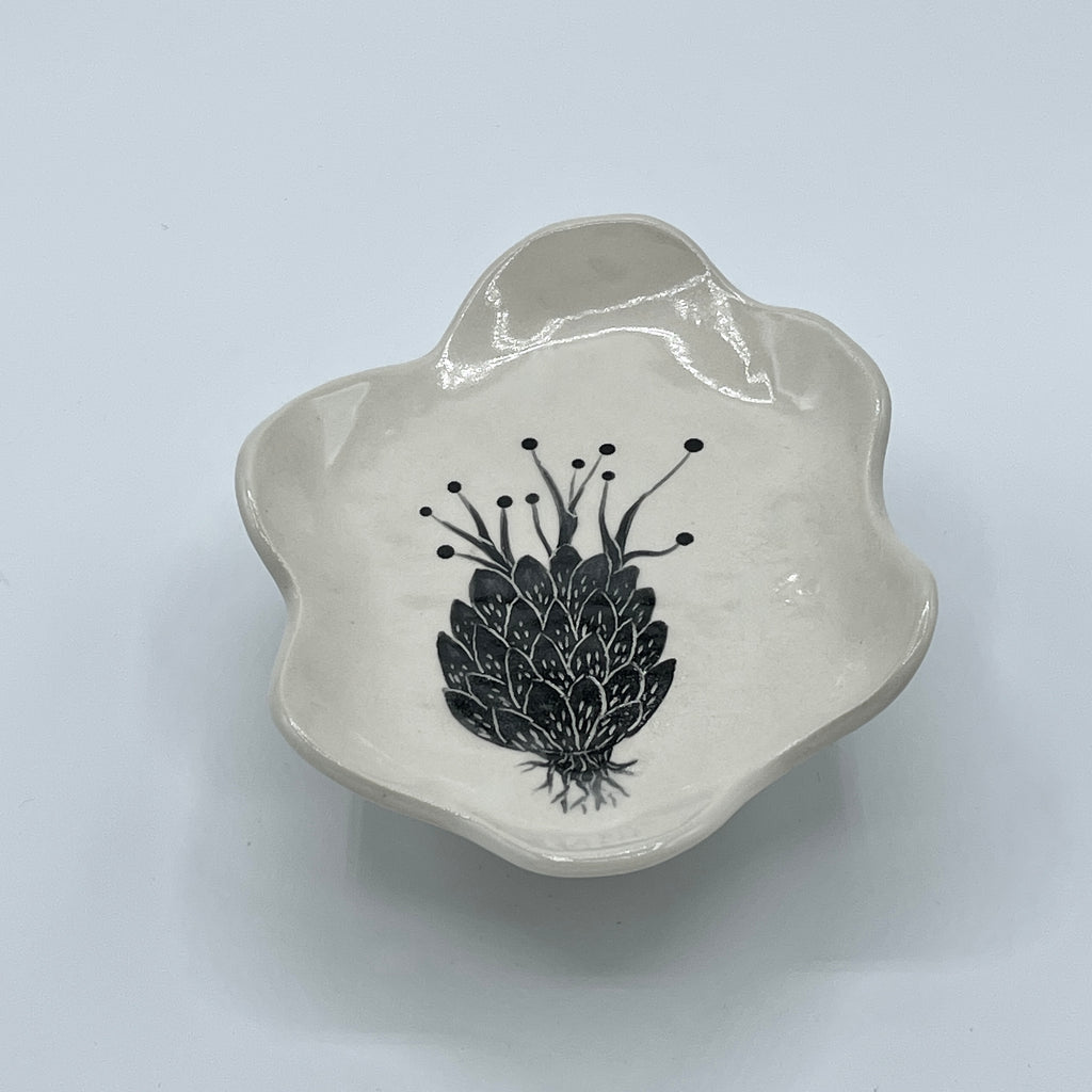 Ceramic, handmade, clay, flora, unique design